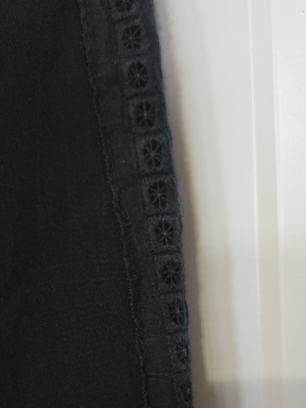 Venti6 Premium Black Drawstring Crinkle Jogger Pants - Picture 2 of 3
